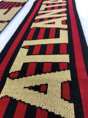 Atlanta United Gold Letter Scarf Scarf - Available at Carrot Stick Sports