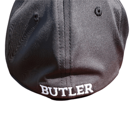 Black Bulldog Stretch Fit Golf Cap Hat - Available at Carrot Stick Sports