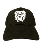 Black Bulldog Stretch Fit Golf Cap Hat - Available at Carrot Stick Sports