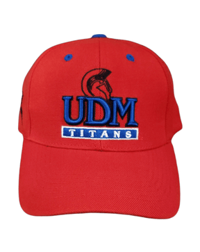Detroit Mercy Titans Velcro Baseball Cap Hat - Available at Carrot Stick Sports