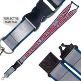 Detroit Pistons Breakaway Reflective Lanyard w/Buckle 1" Keychains - Available at Carrot Stick Sports