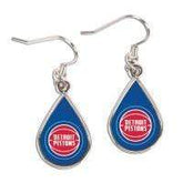 Detroit Pistons Teardrop Earrings Earrings - Available at Carrot Stick Sports