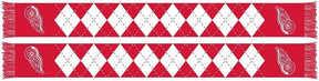 Detroit Red Wings Argyle Hockey Scarf Scarf - Available at Carrot Stick Sports