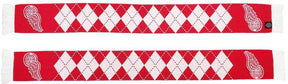 Detroit Red Wings Argyle Hockey Scarf Scarf - Available at Carrot Stick Sports