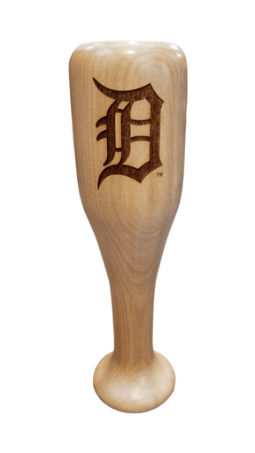 Detroit Tigers Baseball Bat Wine Goblet with Old English D Engraving Beermug - Available at Carrot Stick Sports