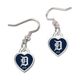Detroit Tigers Heart Earrings Earrings - Available at Carrot Stick Sports