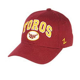 Dominguez Hills Toros Snapback Cap with Bullhorn Logo Headwear - Available at Carrot Stick Sports