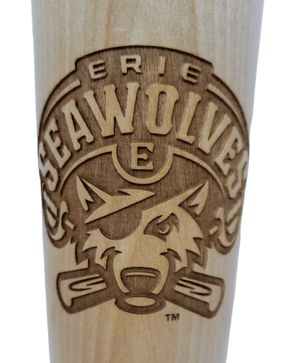 Erie Seawolves Birch Baseball Bat Beer Stein Beermug - Available at Carrot Stick Sports