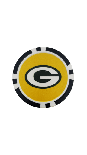 Green Bay Packers Poker Chip Marker Golf Gear - Available at Carrot Stick Sports