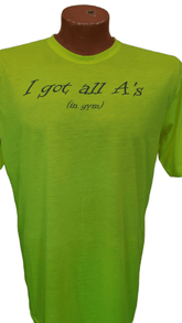 I Got All A's t - Shirt Clothing - Available at Carrot Stick Sports