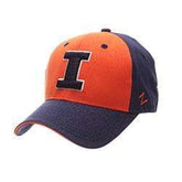Illini Challenger Adjustable Hat - Navy/Orange Hat - Available at Carrot Stick Sports