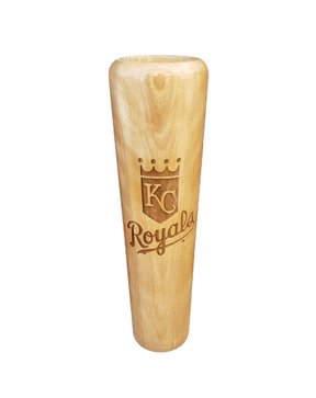 Kansas City Royals Baseball Bat Beer Mug with Home Plate and Crown Logo Beermug - Available at Carrot Stick Sports