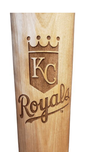 Kansas City Royals Baseball Bat Beer Mug with Home Plate and Crown Logo Beermug - Available at Carrot Stick Sports