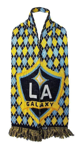 LA Galaxy Argyle Scarf Scarf - Available at Carrot Stick Sports