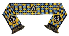 LA Galaxy Argyle Scarf Scarf - Available at Carrot Stick Sports