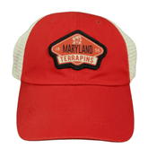 Maryland Terrapins Diamond Seal Trucker Hat with Adjustable Snap Sizing Hat - Available at Carrot Stick Sports