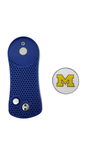 Michigan Ball Mark Repair Tool Blue Golf Gear - Available at Carrot Stick Sports