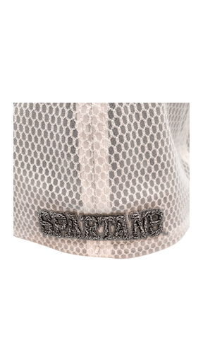 Michigan State Spartans Grey Mesh Stretch Fit Hat Hats - Available at Carrot Stick Sports