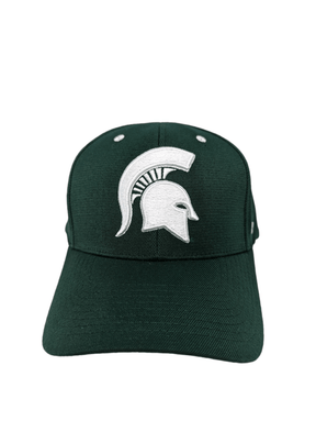 Michigan State Spartans Z - Fit Green Hat Hats - Available at Carrot Stick Sports