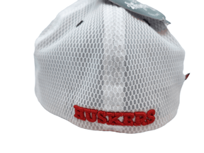 Nebraska Cornhuskers Flexfit Mesh Mini - Camp Hat Hats - Available at Carrot Stick Sports
