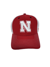 Nebraska Cornhuskers Flexfit Mesh Mini - Camp Hat Hats - Available at Carrot Stick Sports