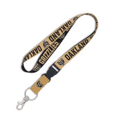 Oakland Grizzlies Lanyard w/ detachable buckle Keychains - Available at Carrot Stick Sports