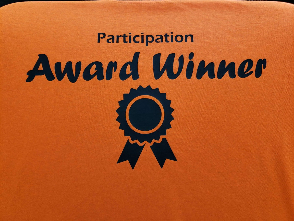 Participation Award Winner t-shirt Shirts - Available at Carrot Stick Sports