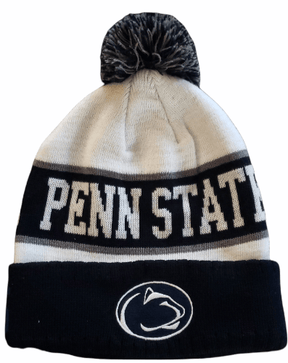 Penn State Nittany Lions Pom Pom Winter Beanie Hat - Available at Carrot Stick Sports