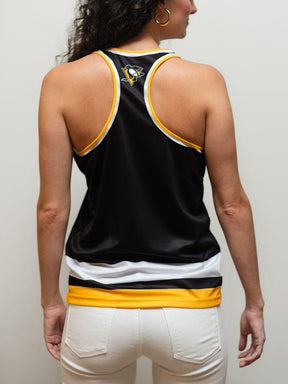 Pittsburgh Penguins Racerback Tank Top Shirts - Available at Carrot Stick Sports