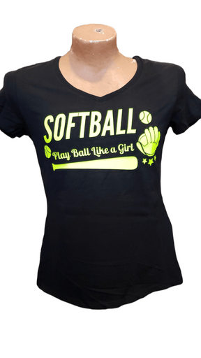 Play Ball Like a Girl Shirts & Tops - Available at Carrot Stick Sports