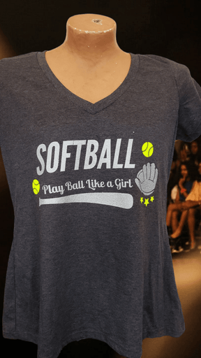 Play Ball Like a Girl Shirts & Tops - Available at Carrot Stick Sports