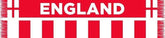 Ruffneck Scarf England Scarf England Soccer Scarf | English Bar Scarf | International Futbol