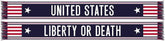 Ruffneck Scarf United States Liberty or Death Scarf United States | Liberty or Death | Soccer Scarf | US Soccer