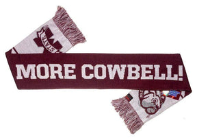 Ruffneck Scarf Miss State Cowbell Scarf Mississippi State | MSU Bulldogs | More Cowbell | Soccer Scarf