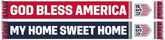 Ruffneck Scarf USSF God Bless America Scarf United States Soccer Federation | God Bless America | Soccer Scarf
