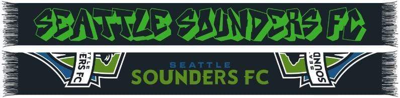 Ruffneck Scarf Seattle Sounders Graffiti Scarf Seattle Sounders | Graffiti | Soccer Scarf | MLS