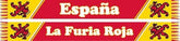 Ruffneck Scarf Spain Scarf Spain | Espana | La Furia Roja | Soccer Scarf | International Futbol