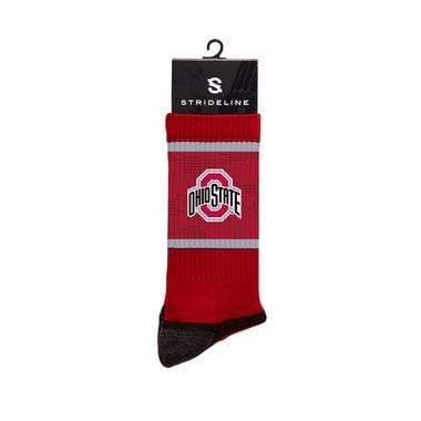Strideline Socks Ohio State Scarlet Crew Socks Ohio State | OSU Buckeyes | Scarlet Logo | Crew Socks