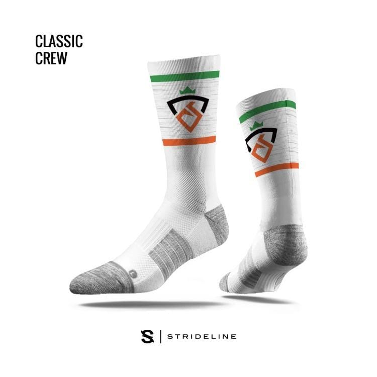 Strideline Socks Carrot Stick Sports Logo Sock Modern Sport Logo Sock | Crew Socks | Carrot Stick Sports