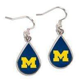 WinCraft Earrings Michigan Wolverines Teardrop Earrings Michigan Wolverines | Teardrop Earrings | Maize and Blue