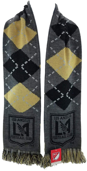 Ruffneck Scarf LAFC Argyle Scarf Los Angeles Football Club Argyle | Soccer Scarf | MLS