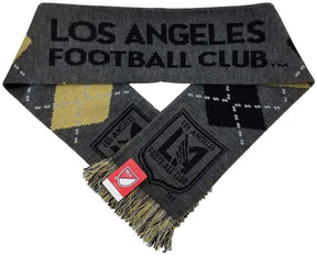 Ruffneck Scarf LAFC Argyle Scarf Los Angeles Football Club Argyle | Soccer Scarf | MLS