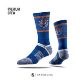 Strideline Socks Blue Tipton Academy Logo Socks Tipton Academy Logo Socks | Tigers | Crew Socks 