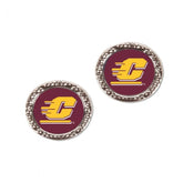 WinCraft Earrings Central Michigan Chippewas Round Earrings Central Michigan Chippewas | Round Earrings | NCAA
