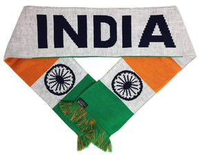 Ruffneck Scarf India Soccer Scarf India Soccer Scarf | International Soccer Scarf | Green White & Orange