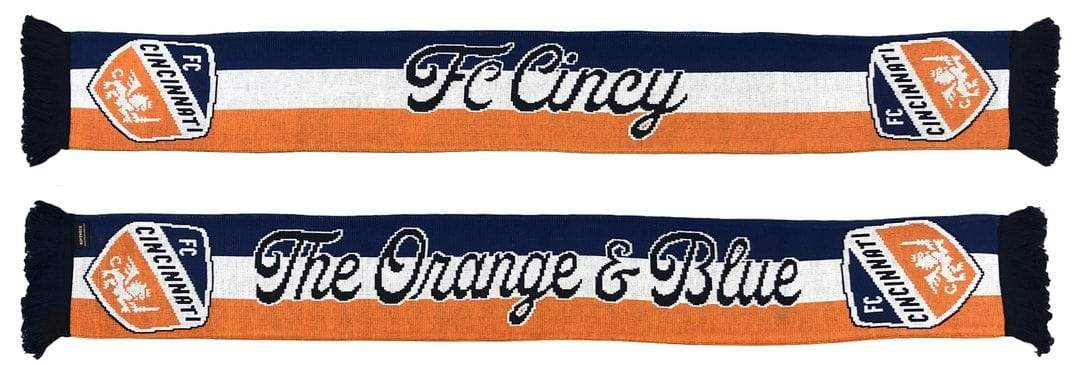 Ruffneck Scarf FC Cincinnati Soccer Scarf Columbus Crew Soccer Club | Soccer Scarf | MLS