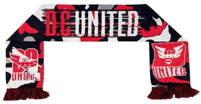 Ruffneck Scarf DC United Scarf - Camo Summer DC United | Soccer Scarf | Red Camouflage | Summer Scarf