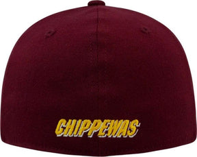 On The Mark Hat CMU Maroon and Gold OneFit Hat Central Michigan University | CMU Chippewas | Maroon Ball Cap | OneFit