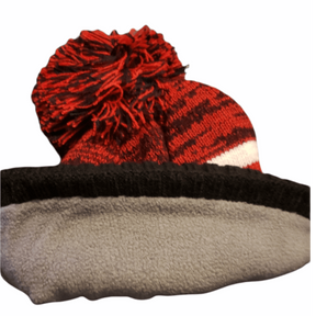 On The Mark Hat Red and Black Detroit Red Wings Winter Hat