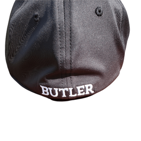 On The Mark Hat Butler Black OneFit hat Butler University | Bulldogs | Black OneFit Hat | FlexFit Baseball Cap